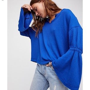 NWT Free People Dahlia Thermal Knit Sweater